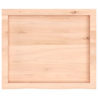 vidaXL Table Top 60x50x(2-6) cm Untreated Solid Wood Oak 4