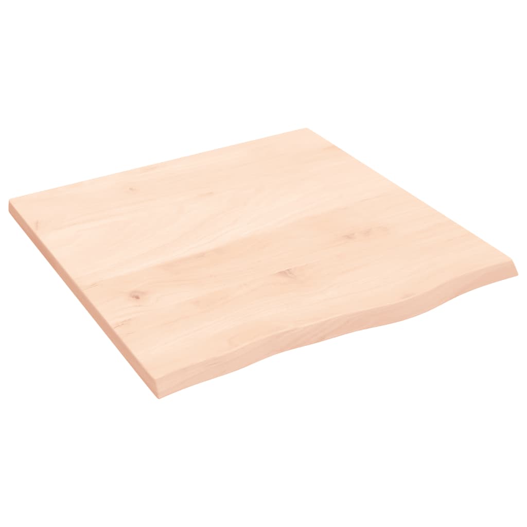 vidaXL Table Top 60x60x2 cm Untreated Solid Wood Oak 2