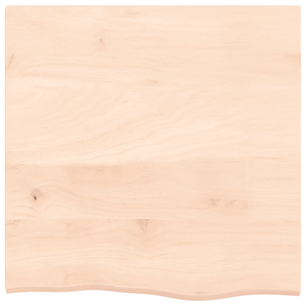 vidaXL Table Top 60x60x2 cm Untreated Solid Wood Oak 3