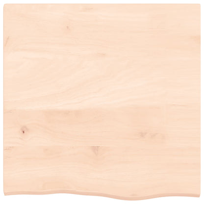 vidaXL Table Top 60x60x2 cm Untreated Solid Wood Oak 3