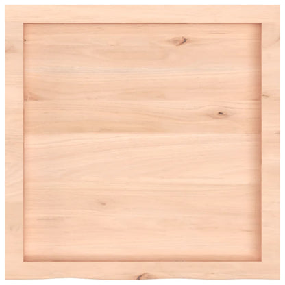 vidaXL Table Top 60x60x(2-4) cm Untreated Solid Wood Oak 4