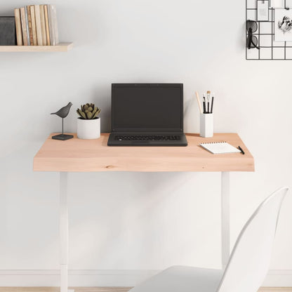 Table Top 60x50x(2-6) Untreated Solid Wood Oak Natural 80 cm