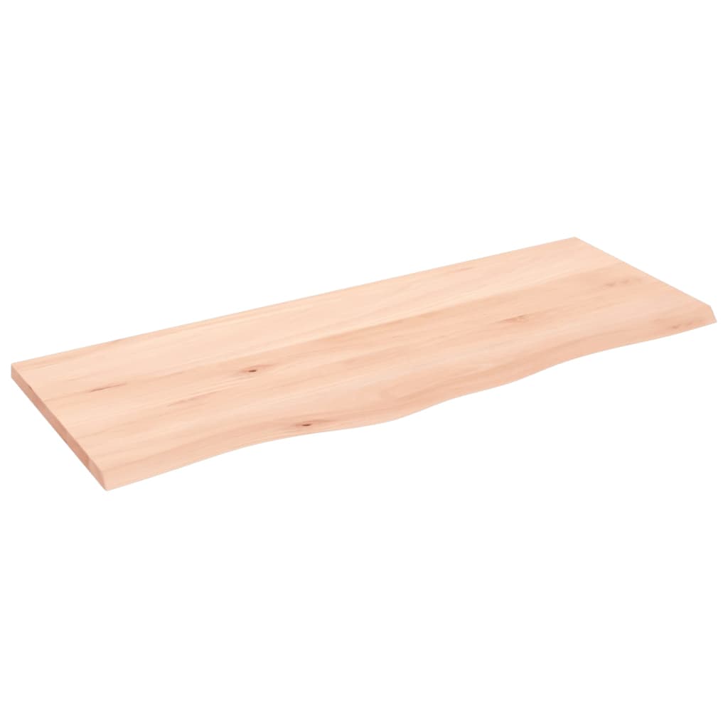 vidaXL Table Top 100x40x2 cm Untreated Solid Wood Oak 2