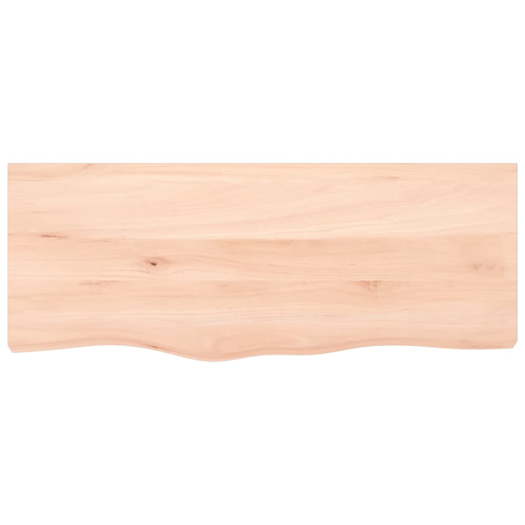 vidaXL Table Top 100x40x(2-4) cm Untreated Solid Wood Oak 3