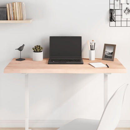 vidaXL Table Top 100x40x(2-4) cm Untreated Solid Wood Oak 1