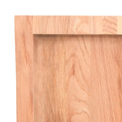 vidaXL Table Top Light Brown 60x40x(2-6) cm Treated Solid Wood Oak 6