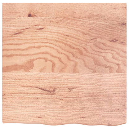 vidaXL Table Top Light Brown 60x60x2 cm Treated Solid Wood Oak 3