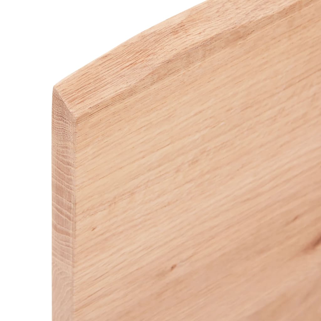 vidaXL Table Top Light Brown 60x60x2 cm Treated Solid Wood Oak 5