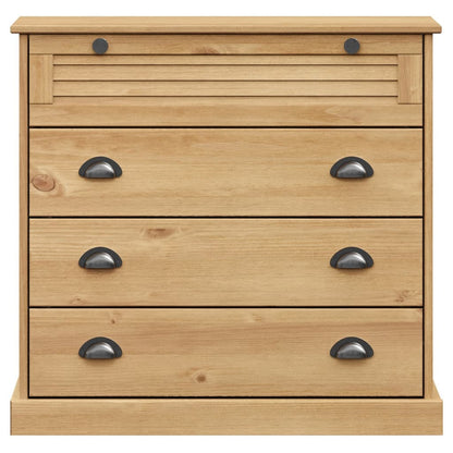 vidaXL Chest of Drawers VIGO 80x40x76 cm Solid Wood Pine 4