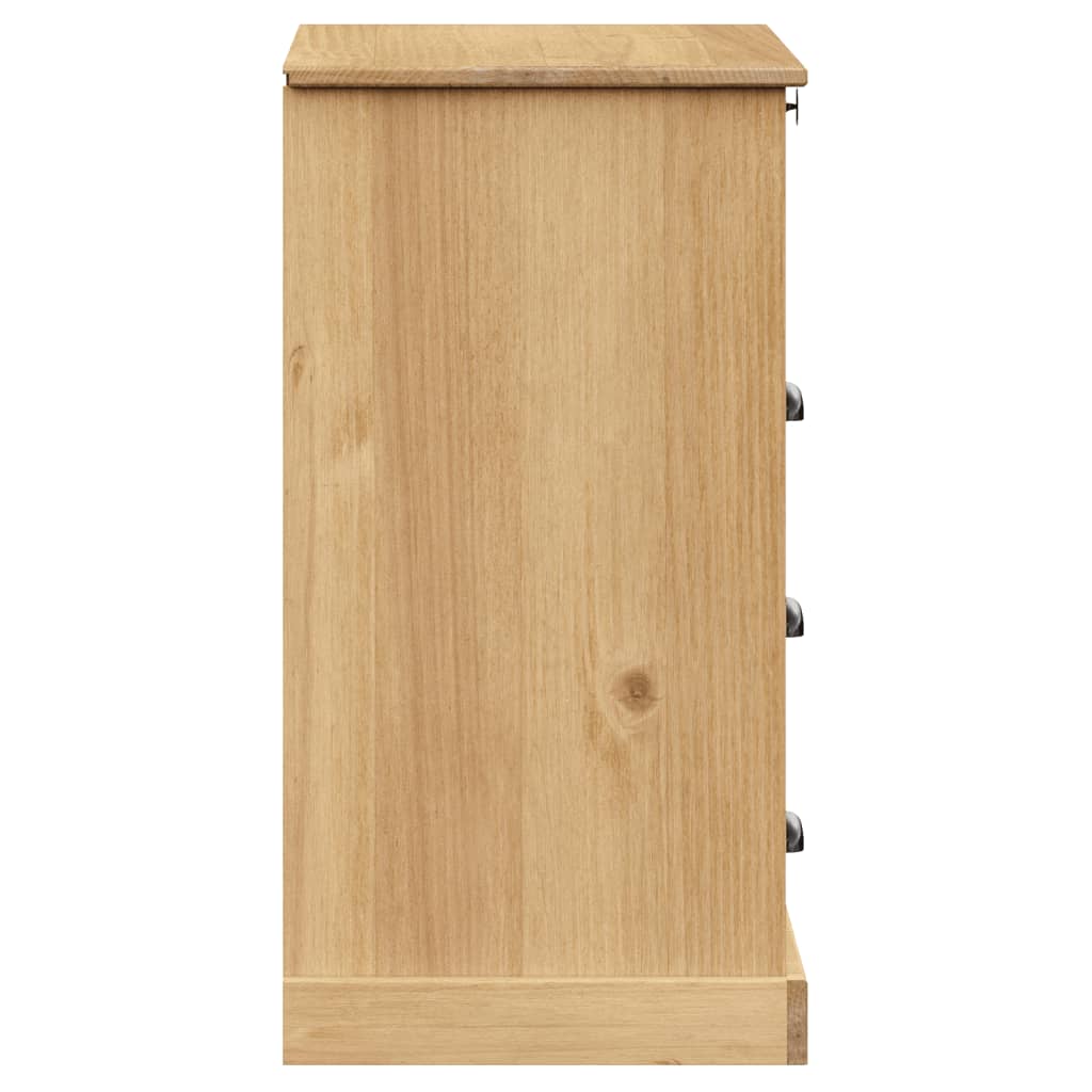 vidaXL Chest of Drawers VIGO 80x40x76 cm Solid Wood Pine 6