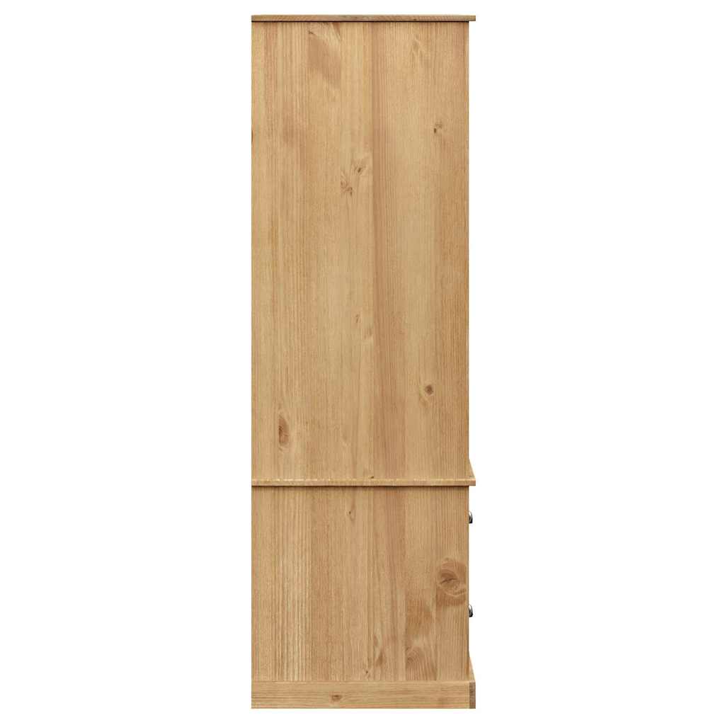 vidaXL Wardrobe VIGO 90x55x170 cm Solid Wood Pine 6