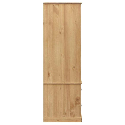 vidaXL Wardrobe VIGO 90x55x170 cm Solid Wood Pine 6