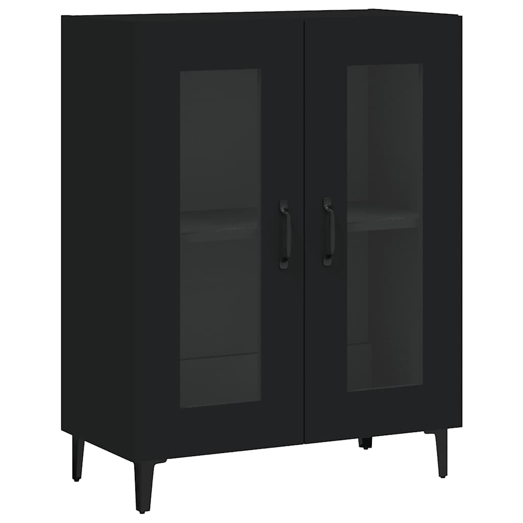 Sideboard 69,5x34x90 cm Engineered Wood Black