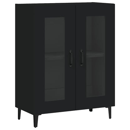 Sideboard 69,5x34x90 cm Engineered Wood Black
