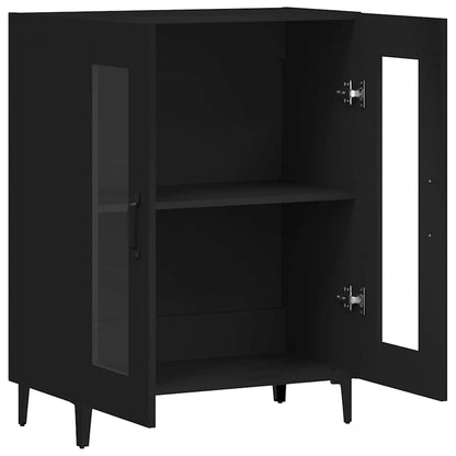 Sideboard 69,5x34x90 cm Engineered Wood Black