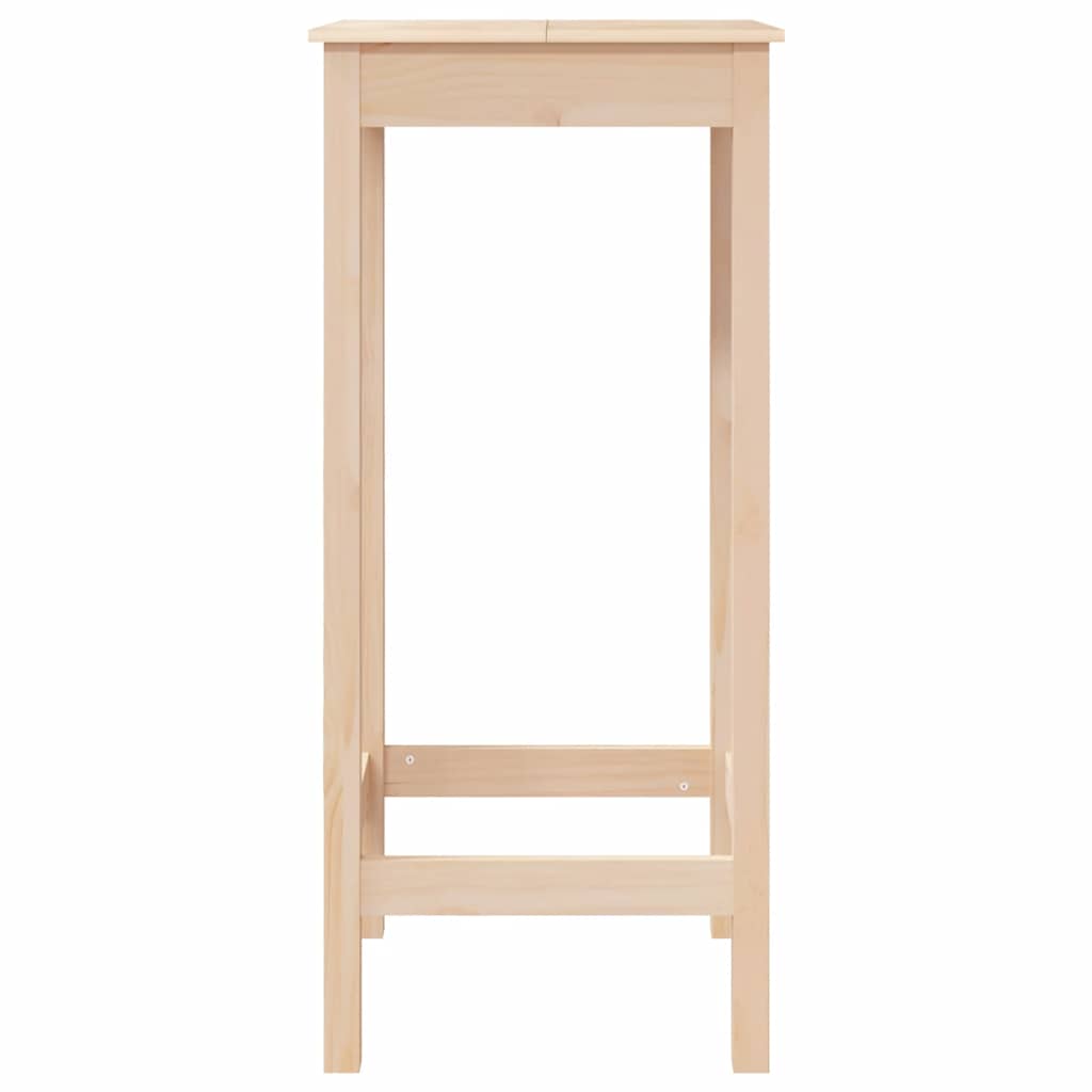 vidaXL Bar Table 50x50x110 cm Solid Wood Pine 5