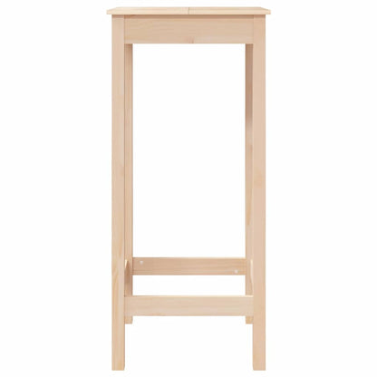 vidaXL Bar Table 50x50x110 cm Solid Wood Pine 5