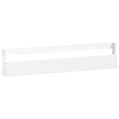 vidaXL Wall-mounted Shoe Racks 2 pcs White 110x9x23 cm Solid Wood Pine 5