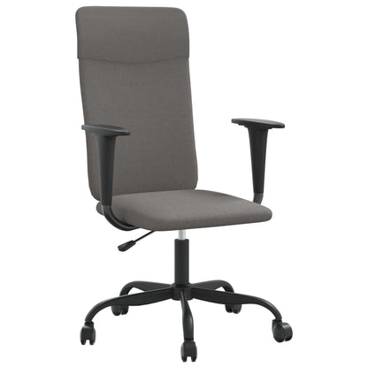 vidaXL Office Chair Dark Grey Fabric 2