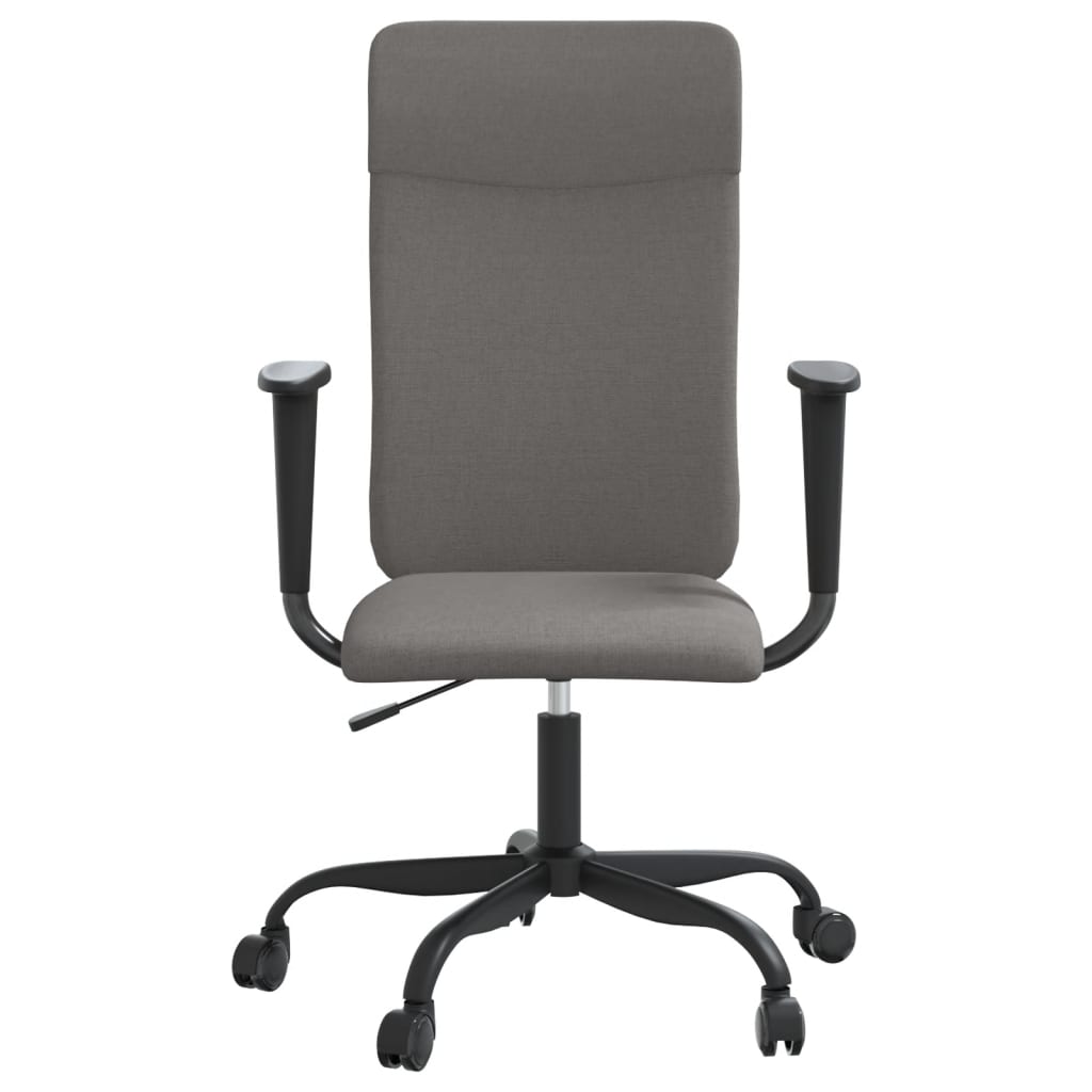vidaXL Office Chair Dark Grey Fabric 3