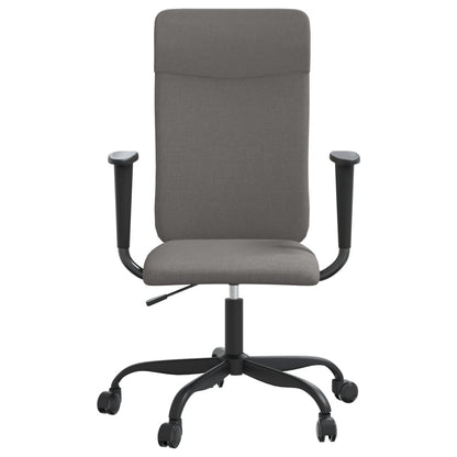 vidaXL Office Chair Dark Grey Fabric 3