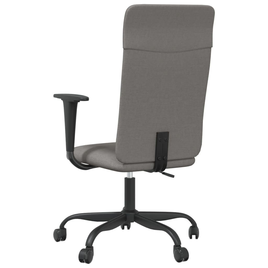 vidaXL Office Chair Dark Grey Fabric 5