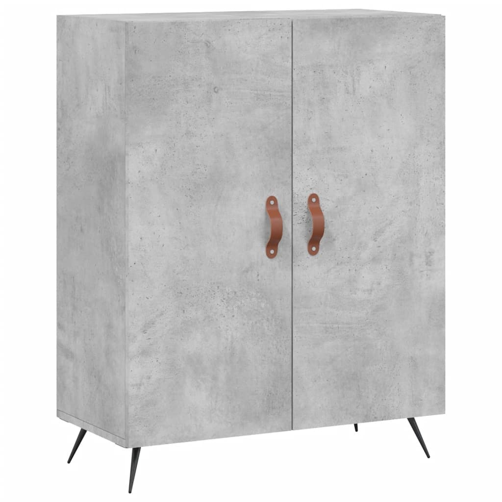 vidaXL Sideboard Concrete Grey 69.5x34x90 cm Engineered Wood 2