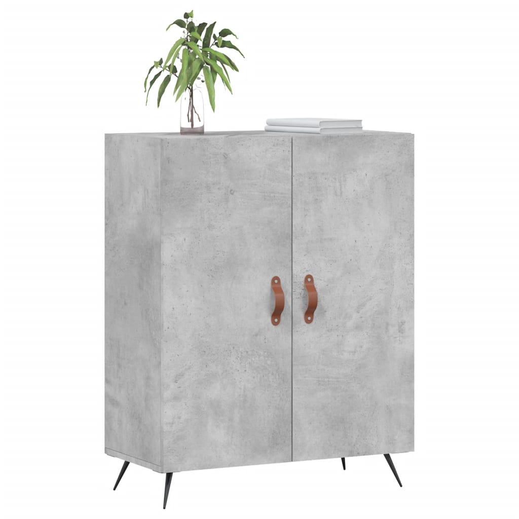 vidaXL Sideboard Concrete Grey 69.5x34x90 cm Engineered Wood 3