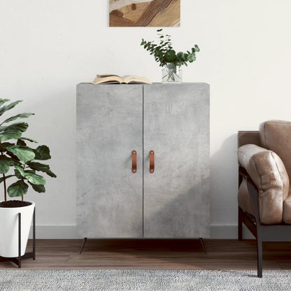 vidaXL Sideboard Concrete Grey 69.5x34x90 cm Engineered Wood 1