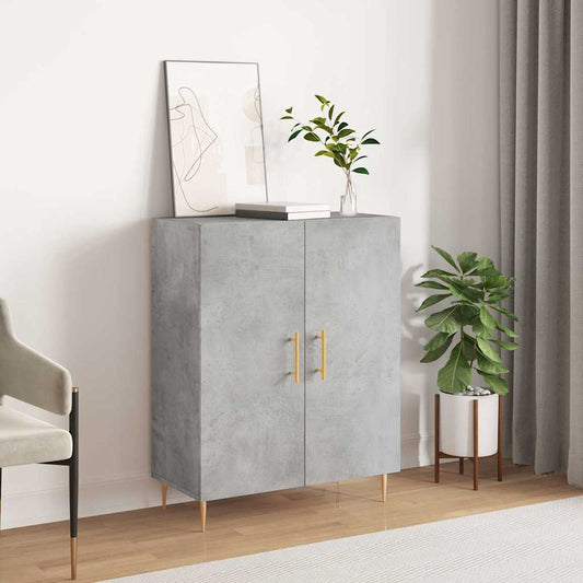 vidaXL Sideboard Concrete Grey 69.5x34x90 cm Engineered Wood 1