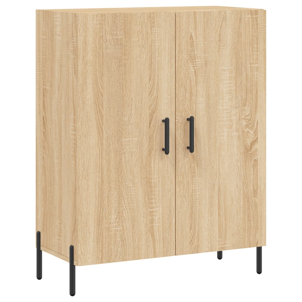 vidaXL Sideboard Sonoma Oak 69.5x34x90 cm Engineered Wood 2