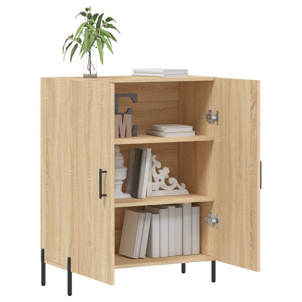 vidaXL Sideboard Sonoma Oak 69.5x34x90 cm Engineered Wood 4