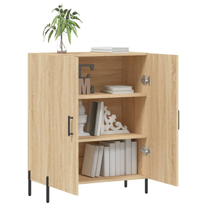 vidaXL Sideboard Sonoma Oak 69.5x34x90 cm Engineered Wood 4