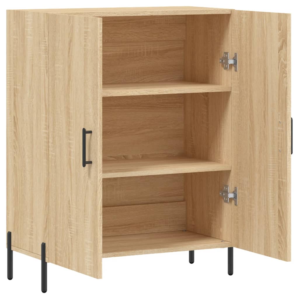 vidaXL Sideboard Sonoma Oak 69.5x34x90 cm Engineered Wood 6