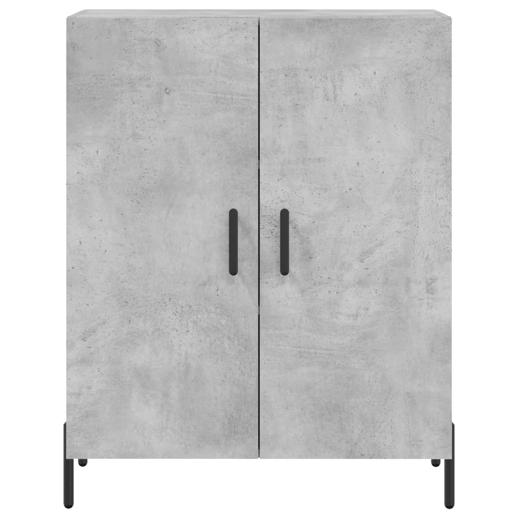 vidaXL Sideboard Concrete Grey 69.5x34x90 cm Engineered Wood 5