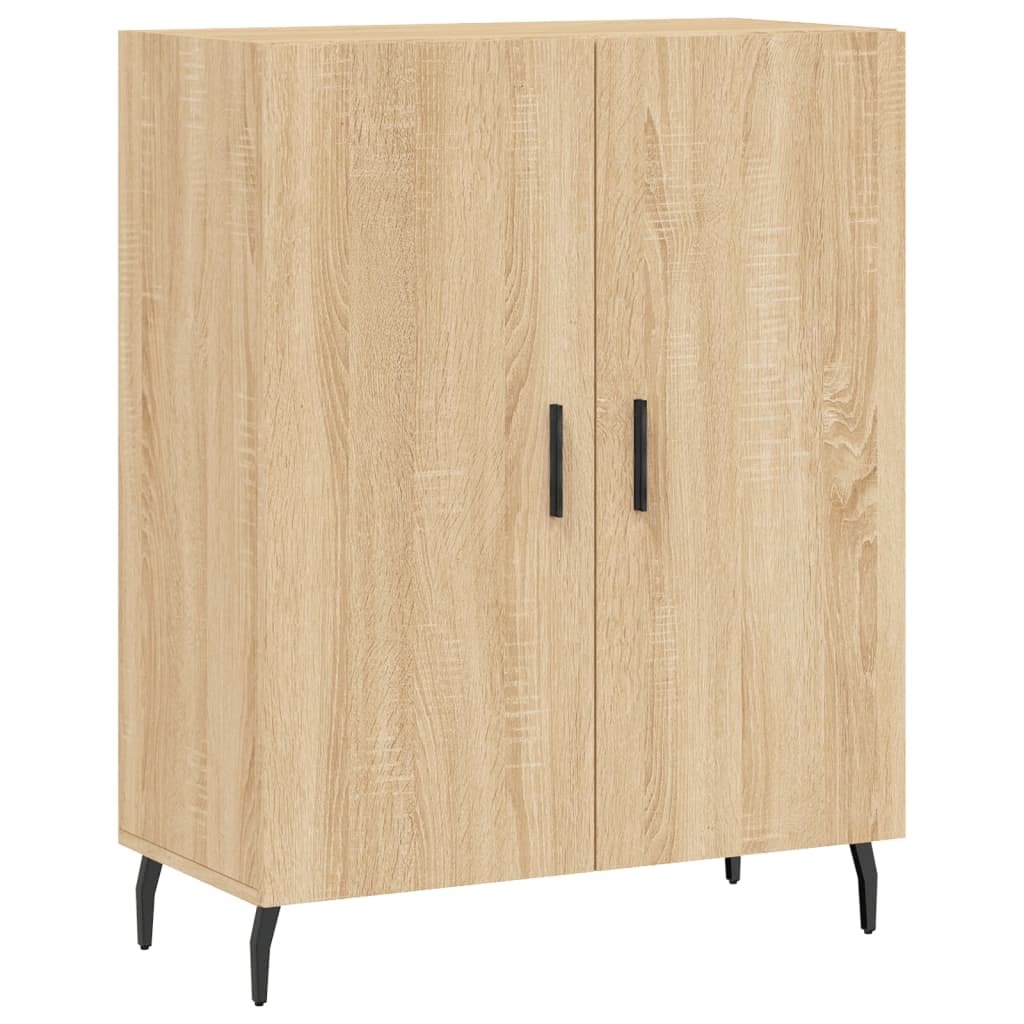 vidaXL Sideboard Sonoma Oak 69.5x34x90 cm Engineered Wood 2