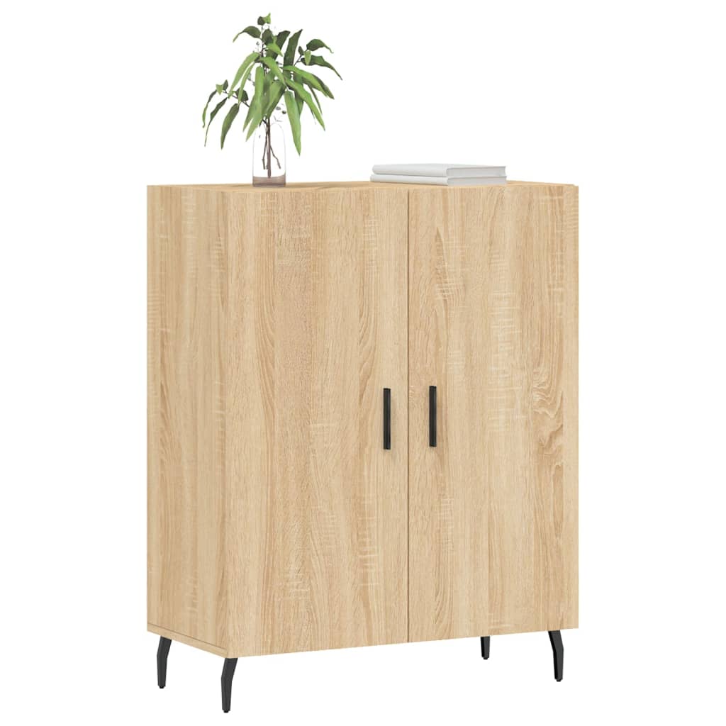 vidaXL Sideboard Sonoma Oak 69.5x34x90 cm Engineered Wood 3