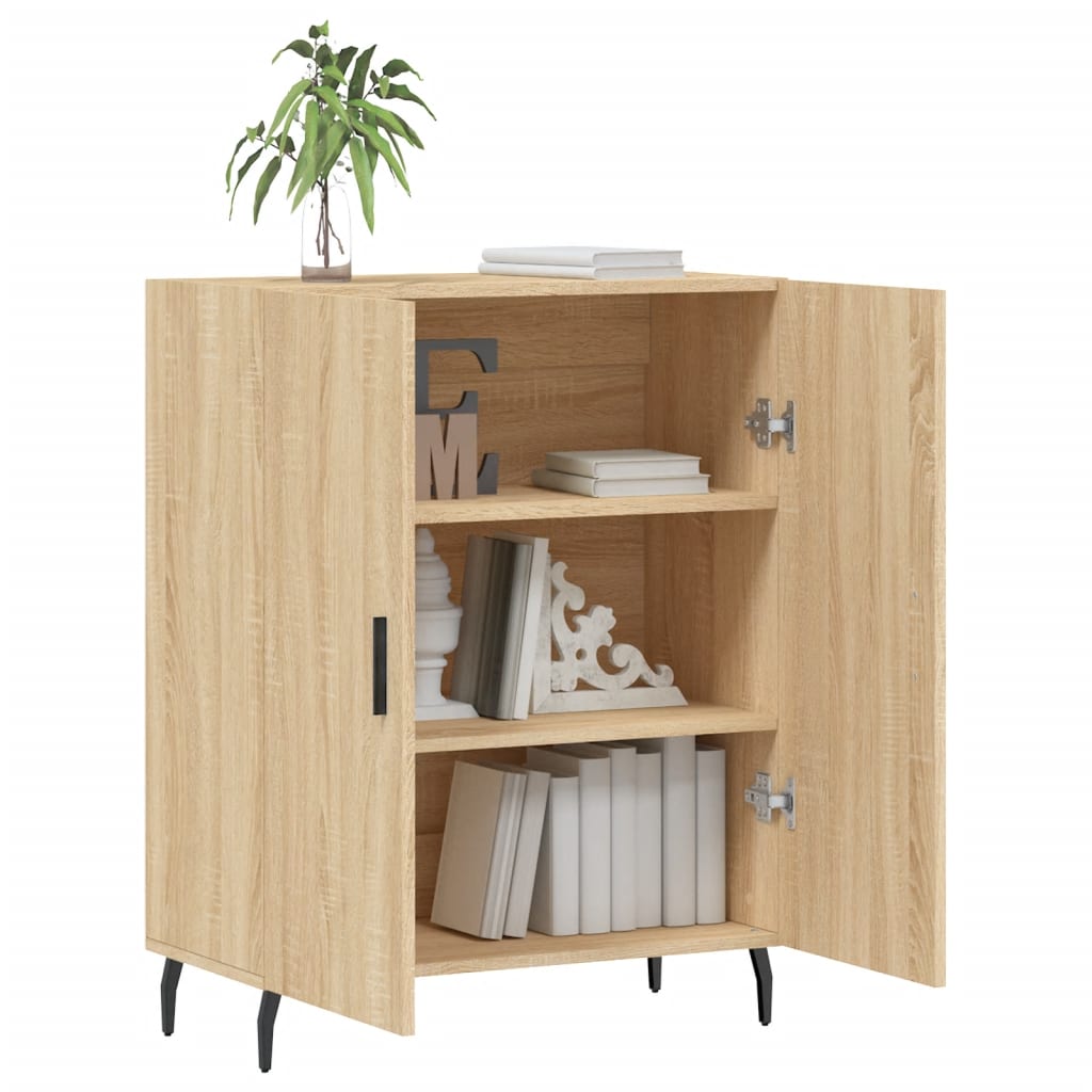 vidaXL Sideboard Sonoma Oak 69.5x34x90 cm Engineered Wood 4