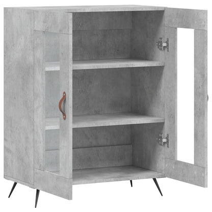 vidaXL Sideboard Concrete Grey 69.5x34x90 cm Engineered Wood 6