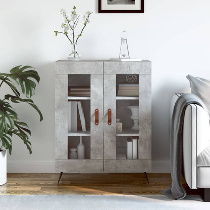 vidaXL Sideboard Concrete Grey 69.5x34x90 cm Engineered Wood 1
