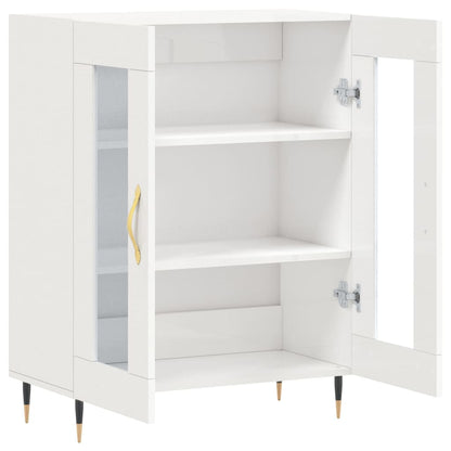 vidaXL Sideboard High Gloss White 69.5x34x90 cm Engineered Wood 6