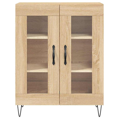 vidaXL Sideboard Sonoma Oak 69,5x34x90 cm Engineered Wood 5