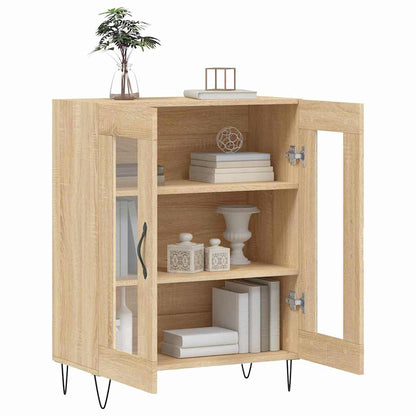 vidaXL Sideboard Sonoma Oak 69,5x34x90 cm Engineered Wood 4