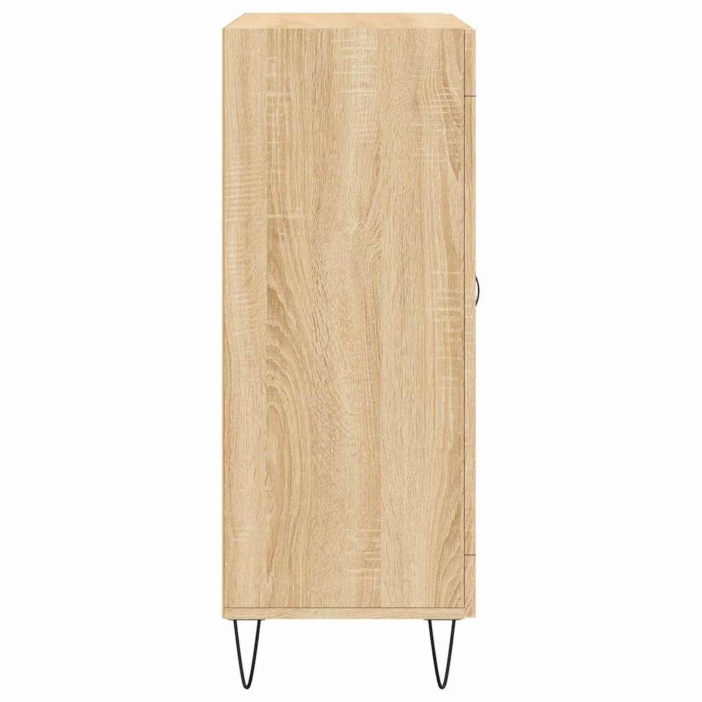 vidaXL Sideboard Sonoma Oak 69,5x34x90 cm Engineered Wood 6