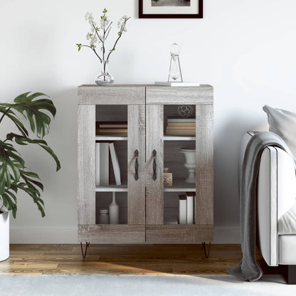 vidaXL Sideboard Grey Sonoma 69.5x34x90 cm Engineered Wood 1