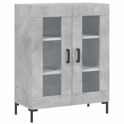 vidaXL Sideboard Concrete Grey 69.5x34x90 cm Engineered Wood 2