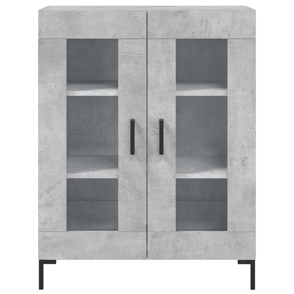 vidaXL Sideboard Concrete Grey 69.5x34x90 cm Engineered Wood 5