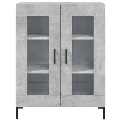 vidaXL Sideboard Concrete Grey 69.5x34x90 cm Engineered Wood 5