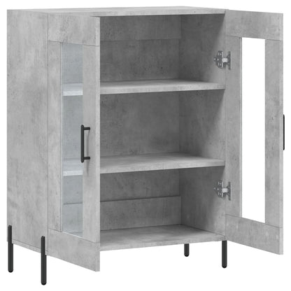 vidaXL Sideboard Concrete Grey 69.5x34x90 cm Engineered Wood 6