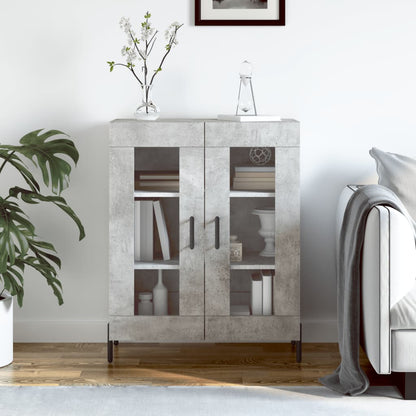vidaXL Sideboard Concrete Grey 69.5x34x90 cm Engineered Wood 1